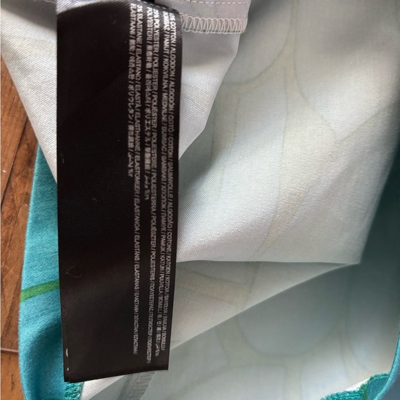 Mango Green and Blue Geometric Mini Dress - Picture 7 of 7